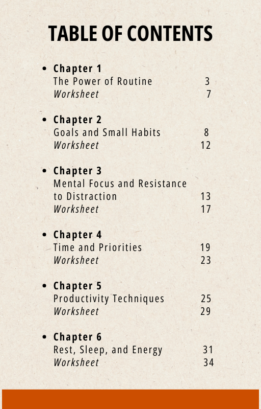 A Simple Guide For More Productive Days -English