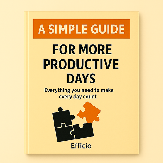 A Simple Guide For More Productive Days -English
